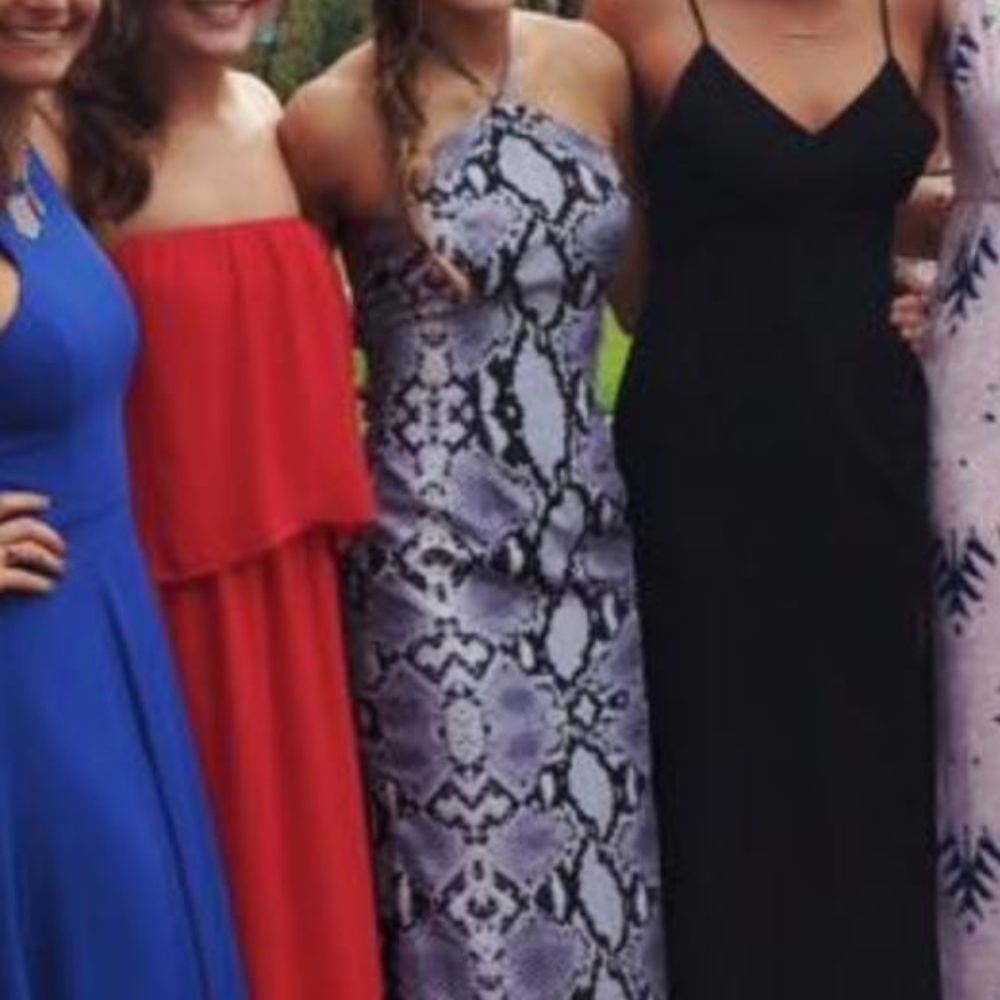 Full Length Snakeskin Dress